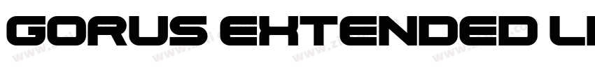 Gorus Extended Light字体转换 Gorus Extended Light字体转换